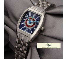 HK1141 FRANK MULLER CASABLANCA RULET METAL KORDON BAYAN SAATİ